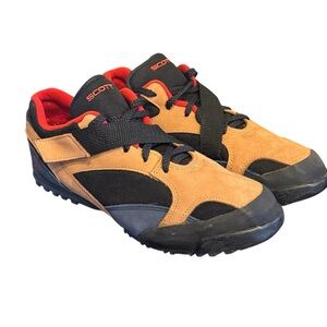 Scott Terra Firma tan blue mountain bike MTB cycling shoes men’s size 10